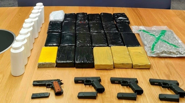 Four men were arrested in connection with drug trafficking
