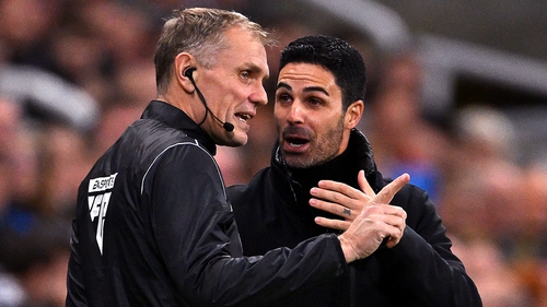 Arteta was incensed by the decision to award Anthony Gordon's goal at St James' Park