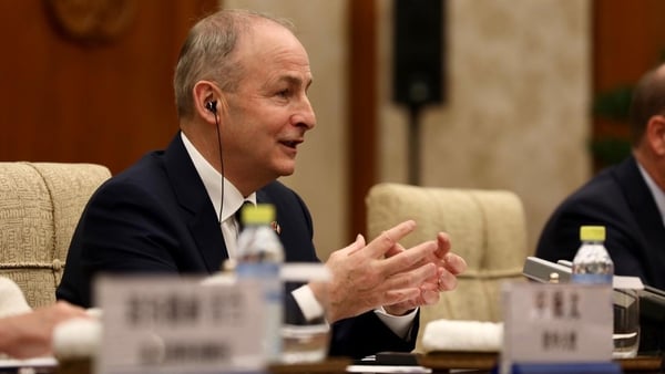 Micheál Martin is on a four-day visit to China