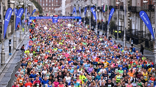 The Dublin Marathon starts from Fitzwilliam Square