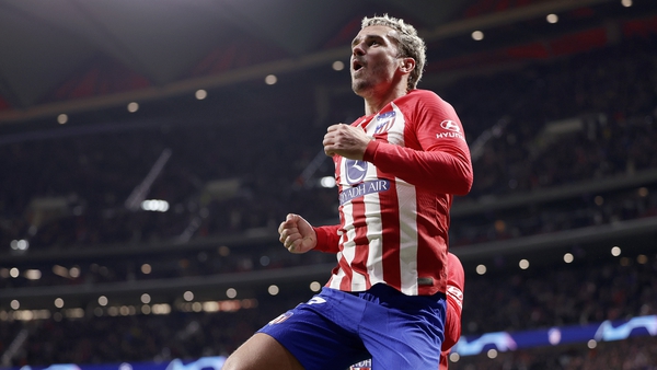 Antoine Griezmann was in fine form for Atletico Madrid
