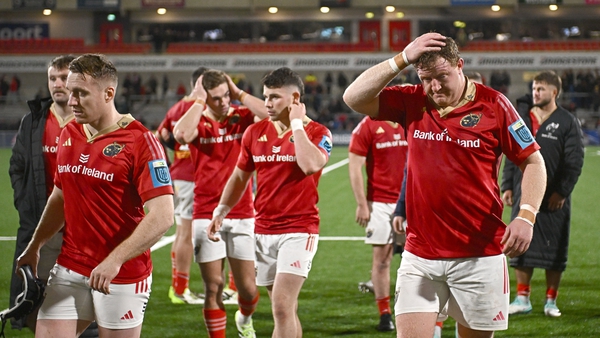 The defeat was Munster's first loss since April
