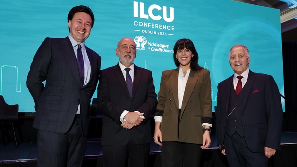 David Malone, CEO, Irish League of Credit Unions, Governor Gabriel Makhlouf, Jennifer Carroll MacNeill, Minister of State and Martin Busch, President, Irish League of Credit Unions