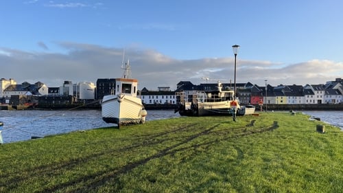 Storm Debi lifted boats out of the water in Galway