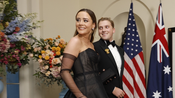 Naomi Biden pictured with husband Peter Neal at state dinner in the White House last month