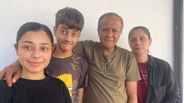 The Shaheen family left Gaza via the Rafah crossing yesterday