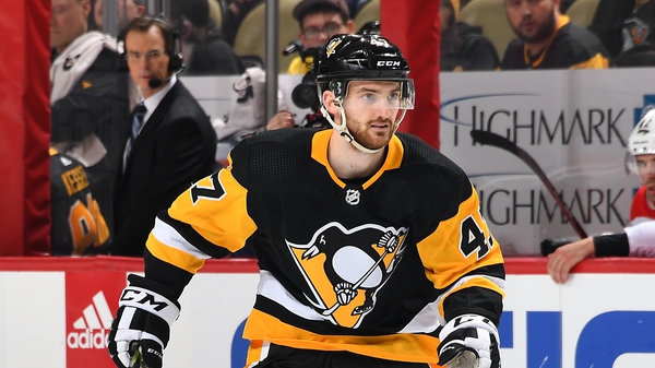 Adam Johnson previously played in the NHL for the Pittsburgh Penguins