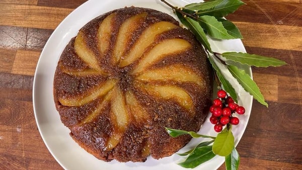 Rachel Allen's spiced pan-roasted pear cake: Today