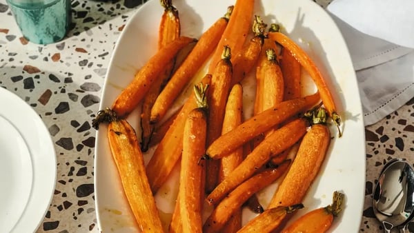 Honey Roast Carrots from Poppy Cooks: The Actually Delicious Air Fryer Cookbook (Haarala Hamilton/PA)