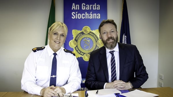Assistant Commissioner for Roads Policing and Community Engagement with An Garda Síochána Paula Hilman and CEO of the MIBI, David Fitzgerald