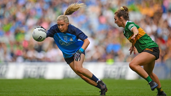 Caoimhe O'Connor scored a point for Dublin in the All-Ireland final against Kerry