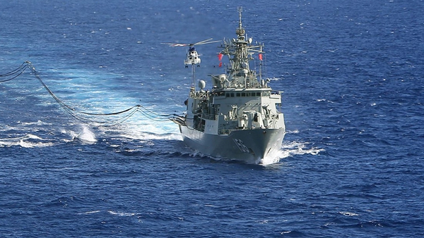 HMAS Toowoomba is a long-range frigate (File pic)