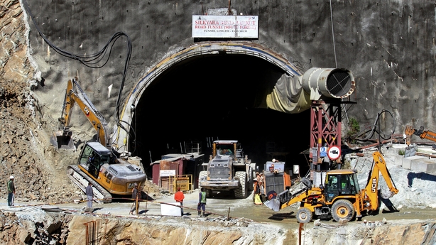 The men have been trapped in the tunnel since 12 November