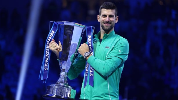 Record-breaking seventh ATP finals title for Djokovic