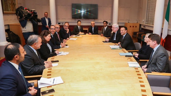 Leo Varadkar met the Organisation of Islamic Cooperation and with a group of Arab ambassadors to Ireland