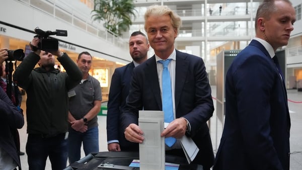 Exit polls suggest Geert Wilders' PVV party won 35 seats in parliament