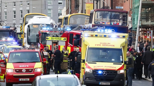 Three children were injured in the attack on Parnell Square (File image)