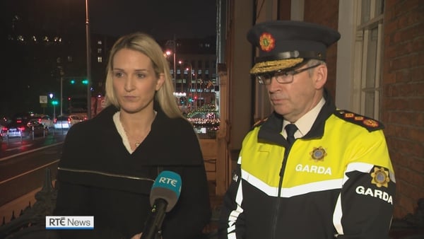 Minister Helen McEntee and Commissioner Drew Harris