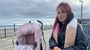 'I try not to let my girls know,' says homeless mother of two