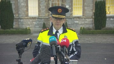 Garda Commissioner Drew Harris gives press briefing