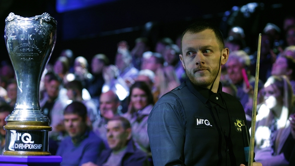 Mark Allen's title defence came to an early end against the man he defeated in last year's final