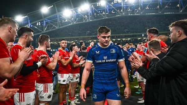 Munster clap Leinster off at the end of the game