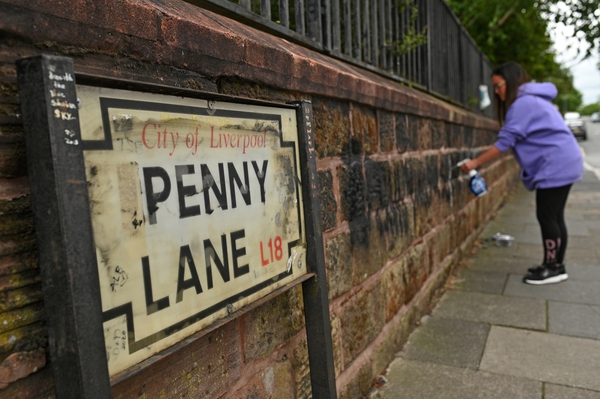 Another Penny Lane sign in Liverpool