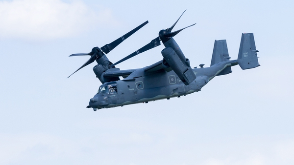 The Osprey can fly both like a helicopter and fixed-wing aircraft and is used by the US and Japan