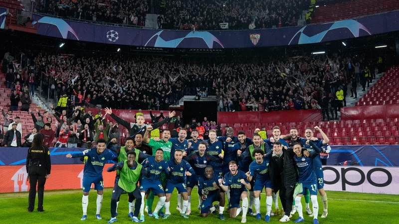 Champions League wrap: PSV join Gunners in last 16