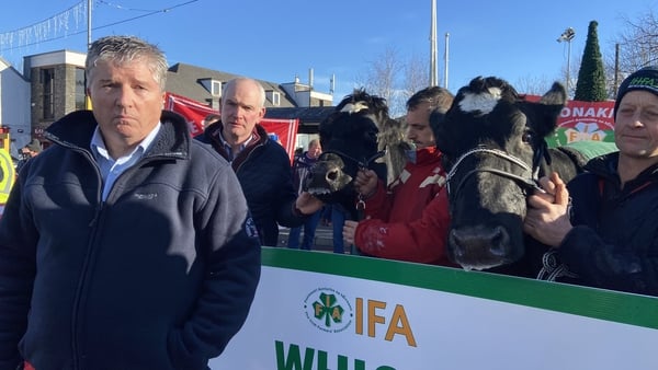 IFA Cork Central Chairman Conor O'Leary (left) said farmers are in an impossible position