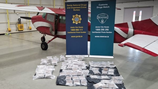 The light aircraft and the drugs were seized at Weston Airport