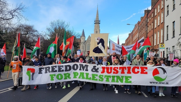 The rally organisers and those involved in similar protests in other countries have repeatedly called for an end to violence in Gaza