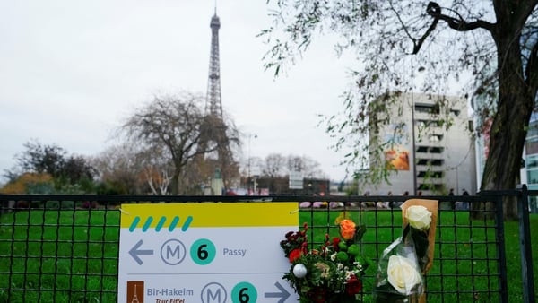 The attack took place close to the Eiffel Tower around 7pm on Saturday