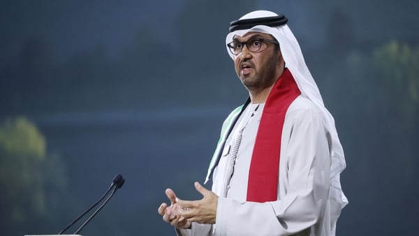 Sultan Ahmed Al-Jaber made the comments during an exchange with Mrs Robinson during an online forum