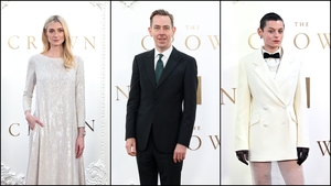 Ryan Tubridy, Emma Corrin & more attend The Crown finale