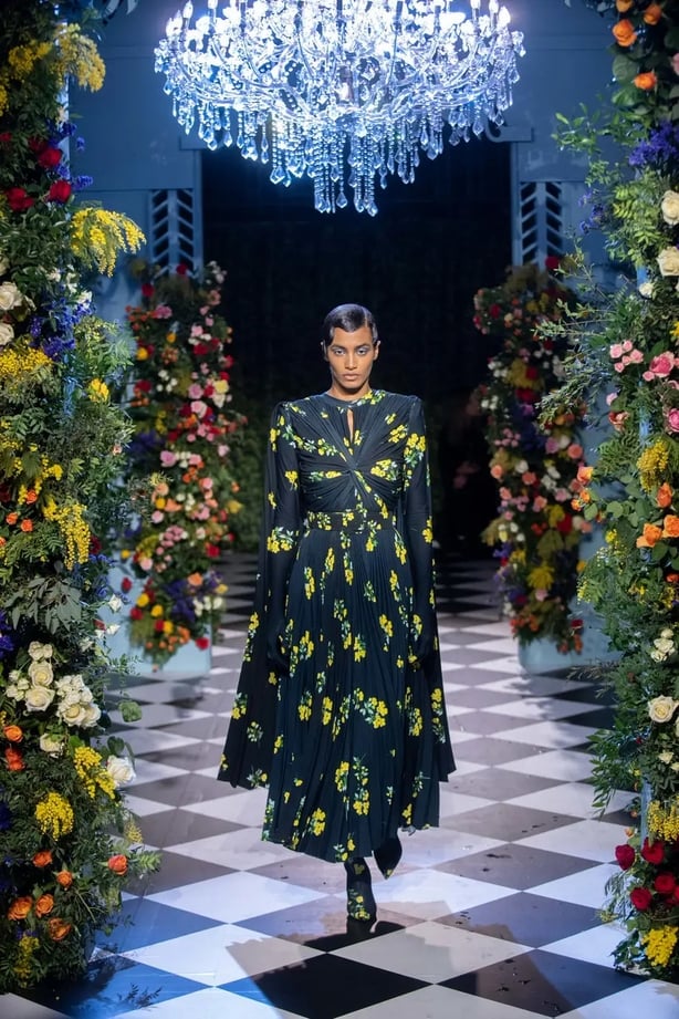 Richard Quinn AW23 (Jeff Moore/PA)