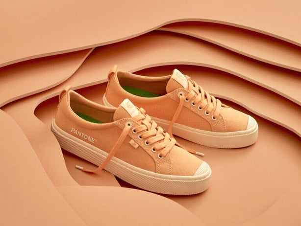 Cariuma Peach Fuzz OCA Low, £79 (Cariuma/PA)