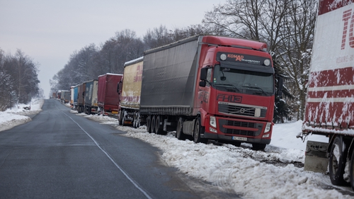 Polish hauliers launched blockades at the Ukrainian border last month