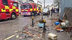 Aftermath of the tornado in Leitrim