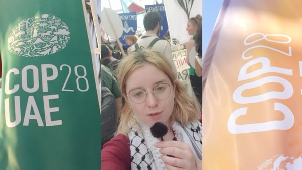 Student Dearbhla Richardson is a member of the UCC delegation at COP28