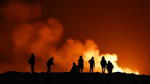 Lava flows from Iceland volcano slow after heavy snow