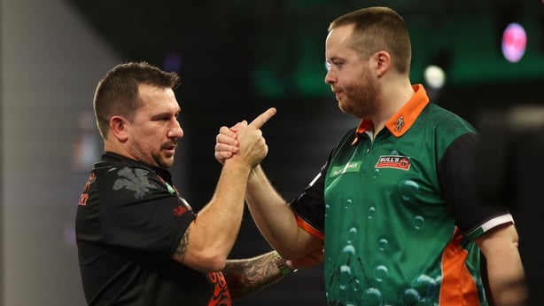 Rock and Lennon exit as Gurney progresses at Ally Pally
