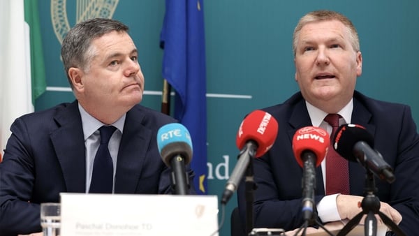 Ministers Paschal Donohoe and Michael McGrath urged their colleagues to take a more cautious approach to expenditure
