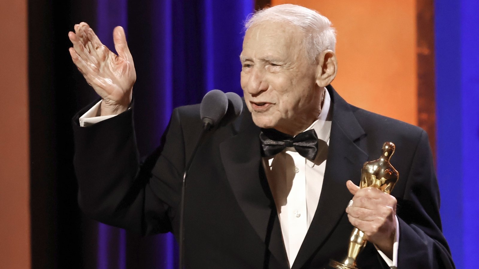 Mel Brooks receives honorary Oscar at 97