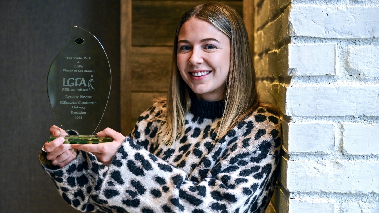 Noone wins LGFA Player of the Month for December