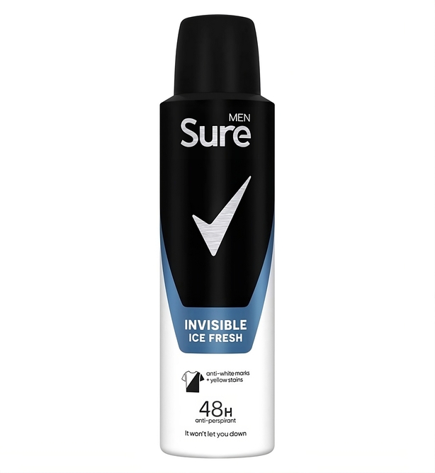 Sure Anti-perspirant Aerosol Invisible Ice Fresh Deodorant
