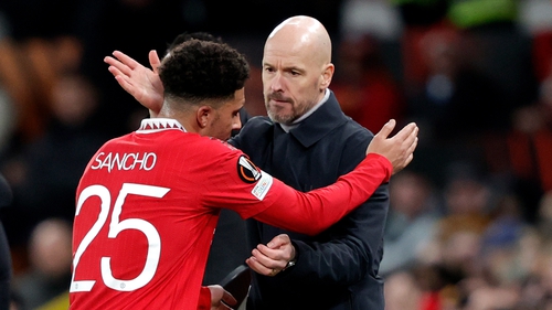 Ten Hag wishes Sancho luck but remains coy on future