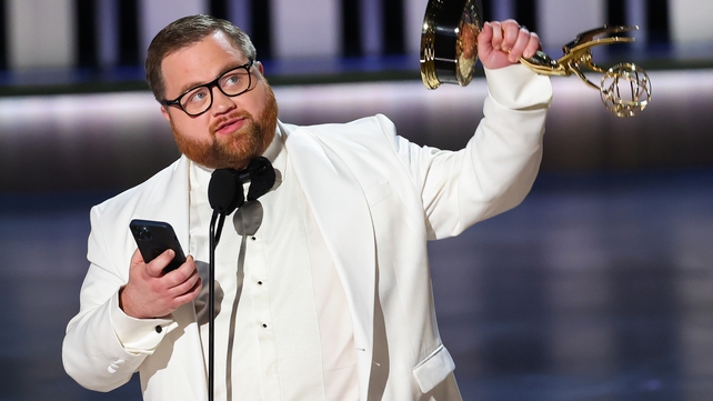 Paul Walter Hauser wins Supporting Actor in a Limited Series or Movie for Black Bird