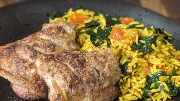 Nico's hearty chicken and rice: Today