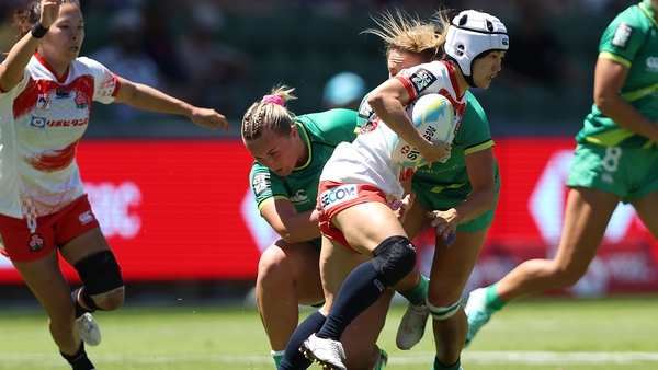 Vikki Wall on her full Ireland debut against Japan last month